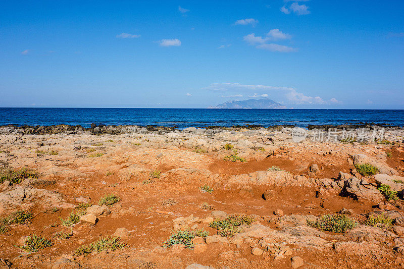 Favignana, Aegadian群岛，意大利西西里岛